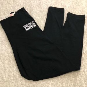 VS Pink High Waisted Ankle Leggings